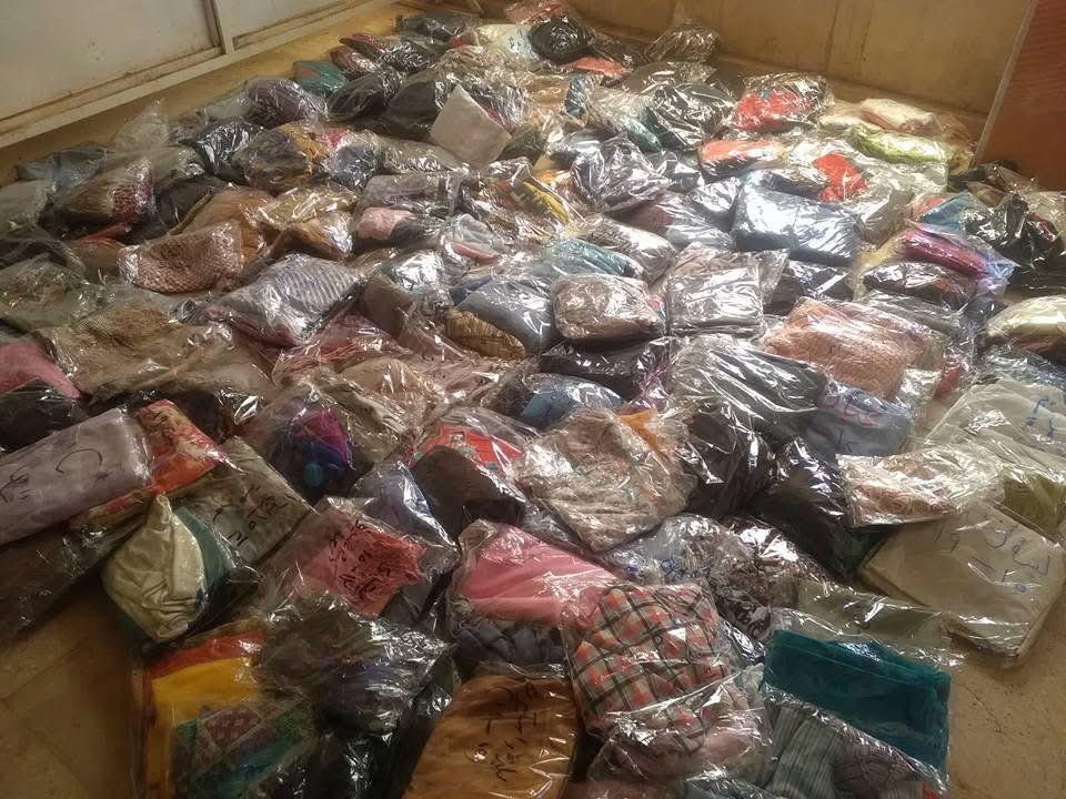 توزيع ملابس عيد الفطر