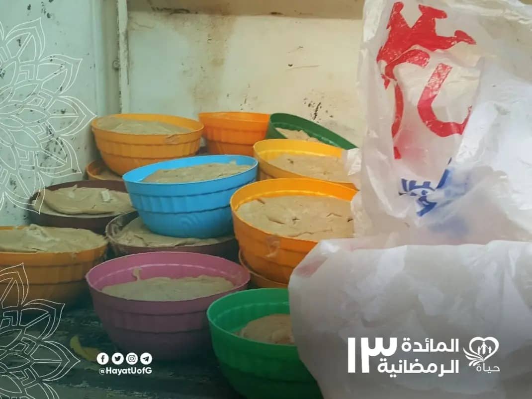 توزيع وجبات الإفطار في ود مدني